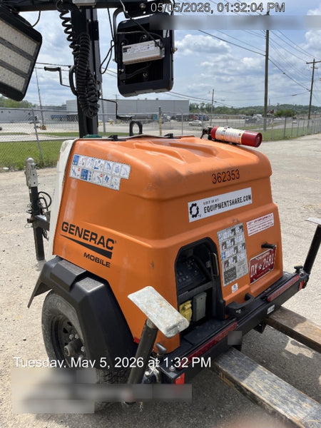 2023 Generac MLT2 Diesel, Flex Switch 120V Input, Powerzone Controller, 
(4) 320W LED Lights, 4kW Generator, 39.9 Gal Fuel Tank, 2" Ball, T3