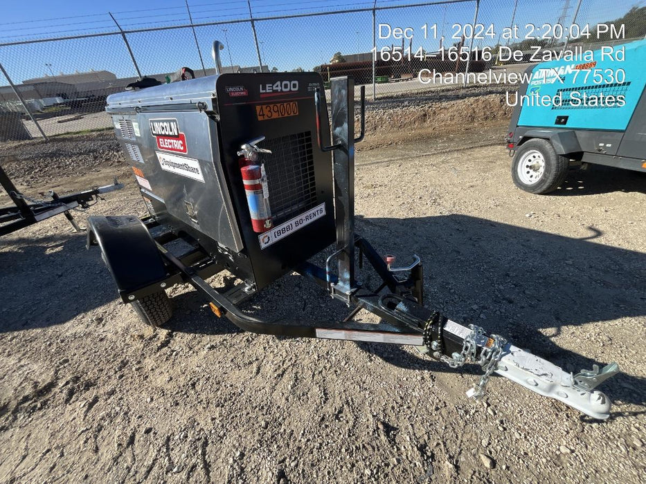 2024 Lincoln Electric LE400 Kubota V1505, Trlr, Cable Rack, Light Kit, ES Decals, T3