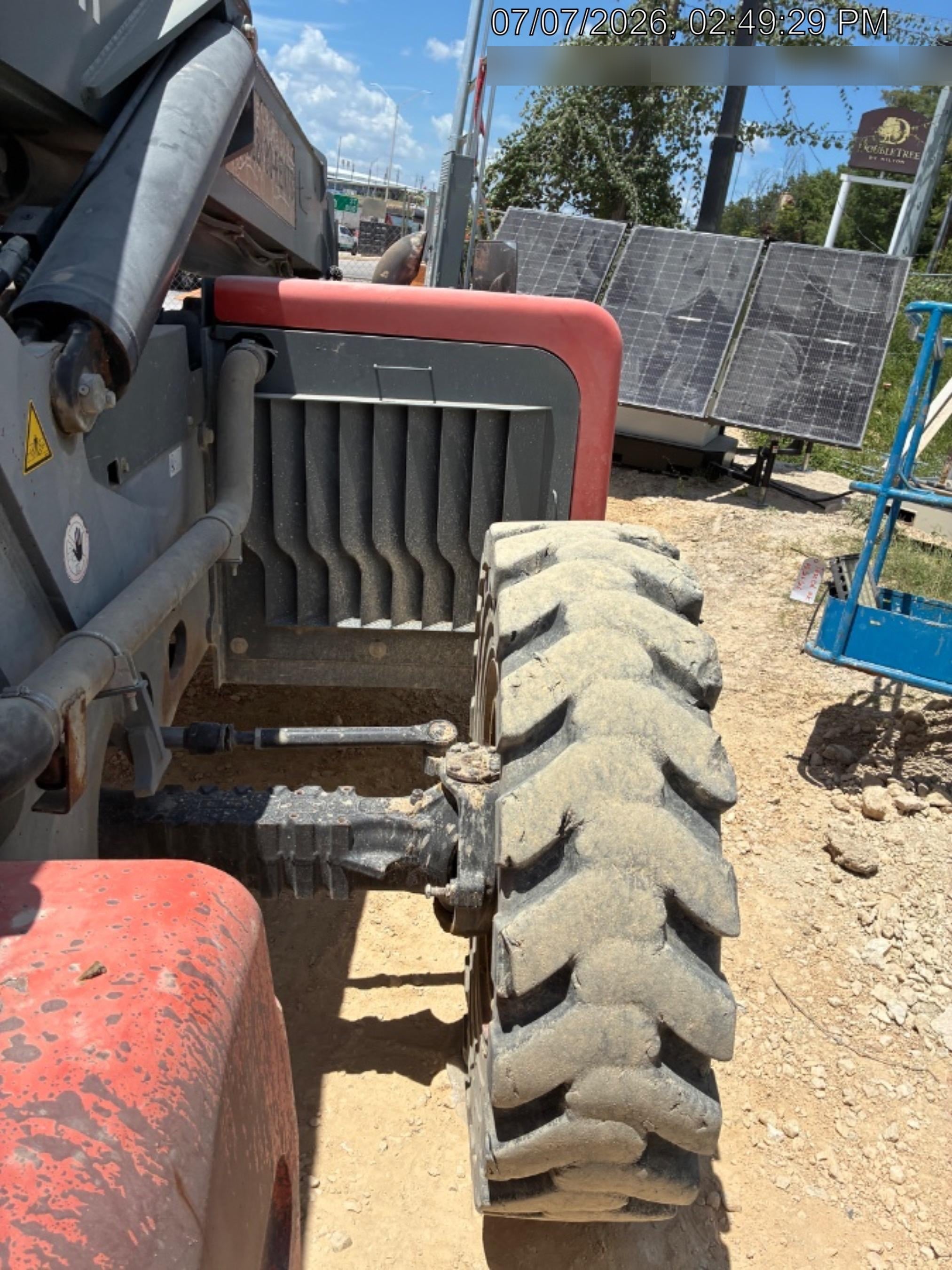2018 Skyjack SJ1056 TH Skyjack 1056 TH Telehandler w/Open ROPS, Work Lights/Beacon, Solid Tires, 60" Carriage and Forks