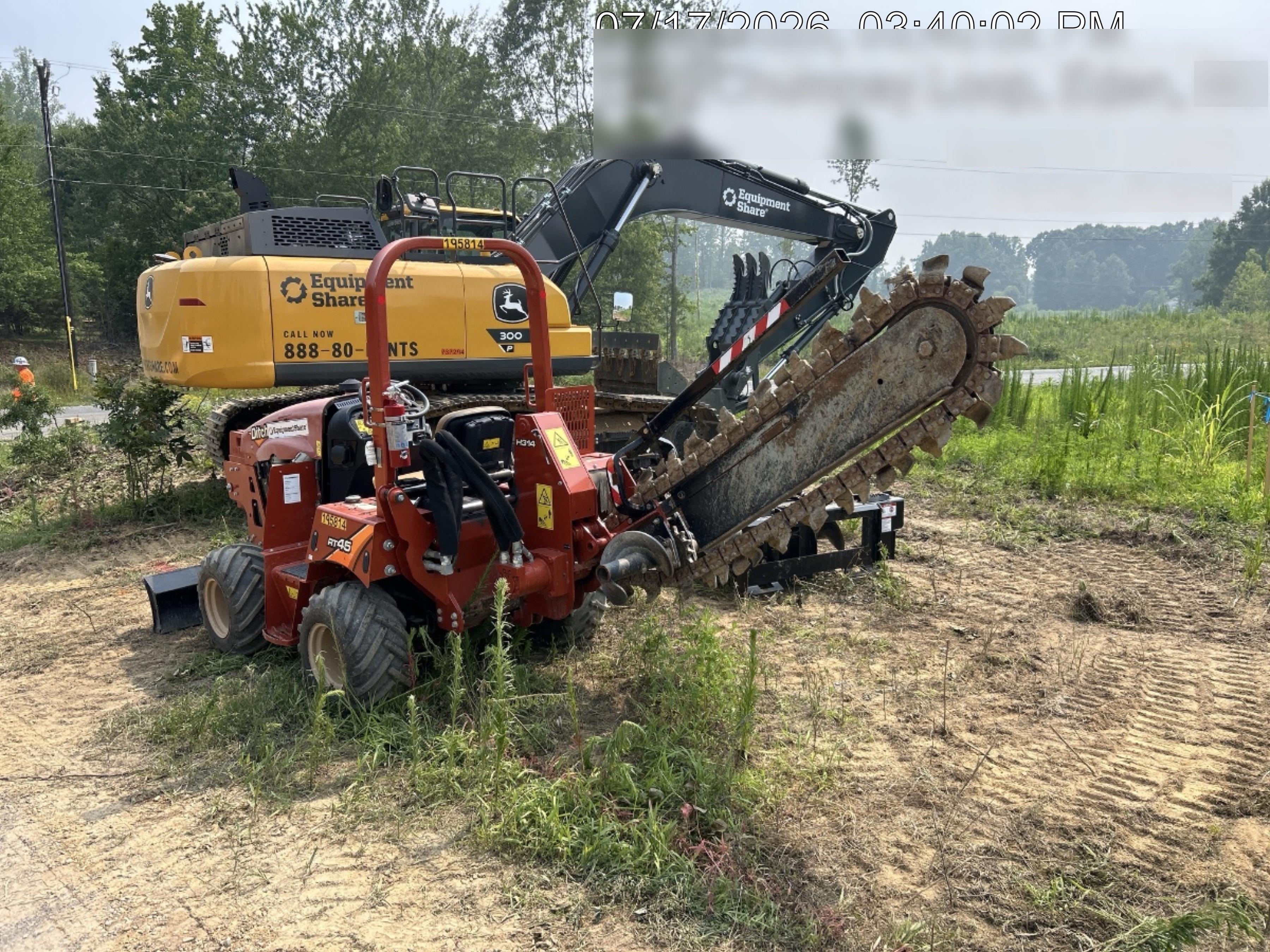 2022 DITCH WITCH RT45A