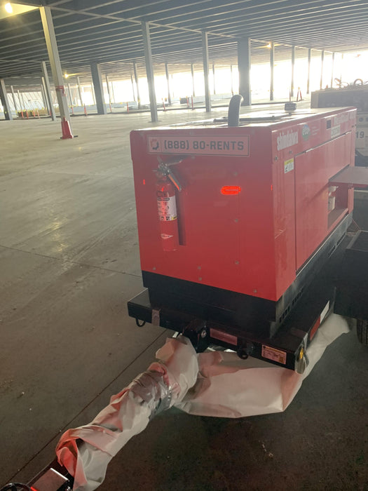2022 Shindaiwa DGW400MDL Kubota D902 Engine, 23 HP, Dual Op Welder, Wire, Arc, Droop Stick, Tig, and CC Stick Functionality, Simulphase, 3 Phase and 1 Phase Gen Output, Single Axle NB Trlr, Slr Trckl Chrg 12V 12W, Fire Ext