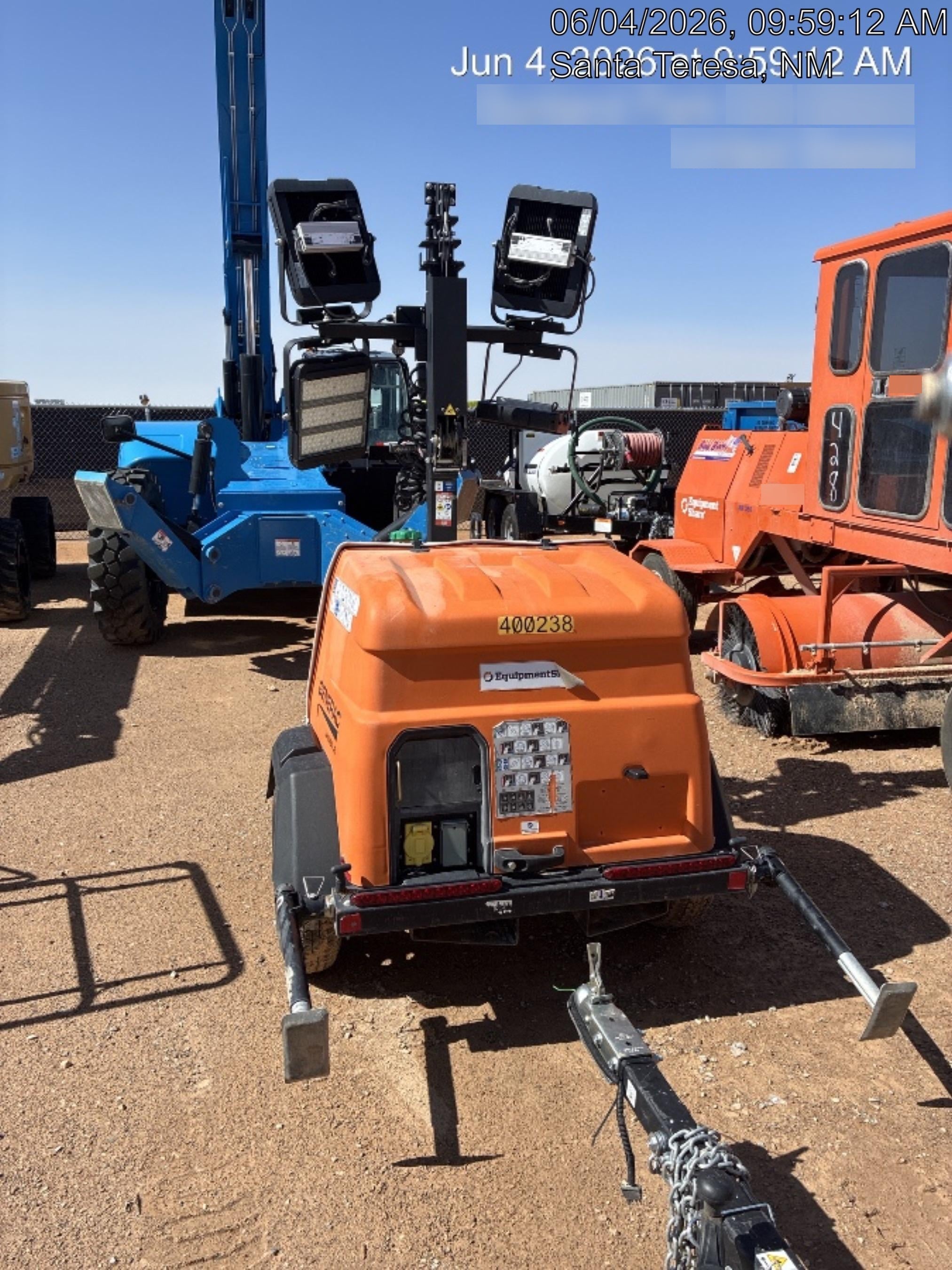 2024 Generac MLT2 Diesel, Flex Switch 120V Input, Powerzone Controller, 
(4) 320W LED Lights, 4kW Generator, 39.9 Gal Fuel Tank, 2" Ball, T3