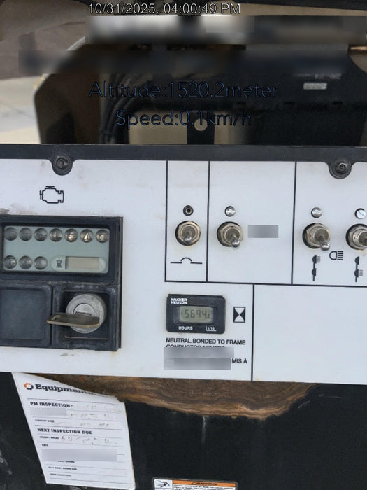 2018 Wacker Neuson LTV6L-MH Wacker Neuson LTV6L Mobile Light Tower w/Fuel Level Sensor Installed