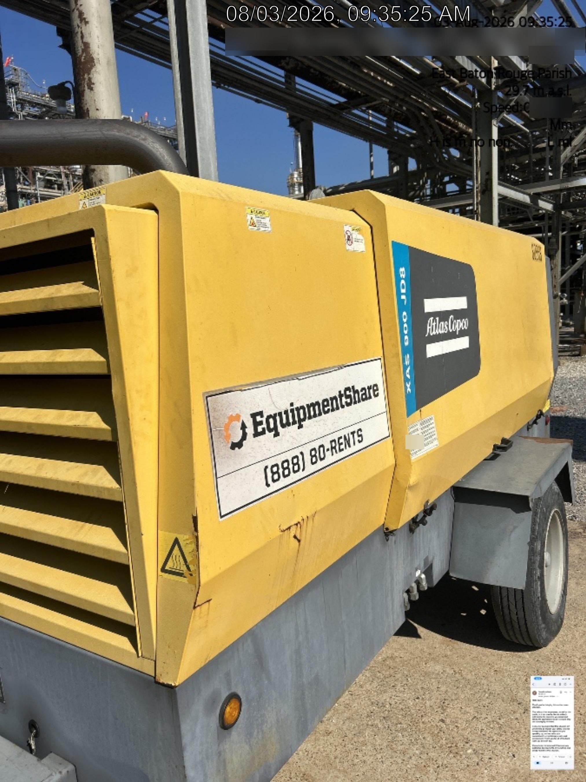 2020 ATLAS COPCO XAS 900