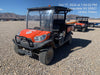 2022 Kubota RTV-X1140W-H Plastic Canopy, Windshield Acrylic Clear, LED Strobe Light, Wire Harness Kit, Back up Alarm