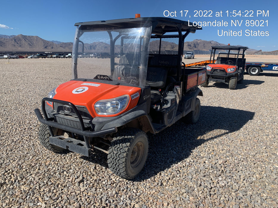 2022 Kubota RTV-X1140W-H Plastic Canopy, Windshield Acrylic Clear, LED Strobe Light, Wire Harness Kit, Back up Alarm