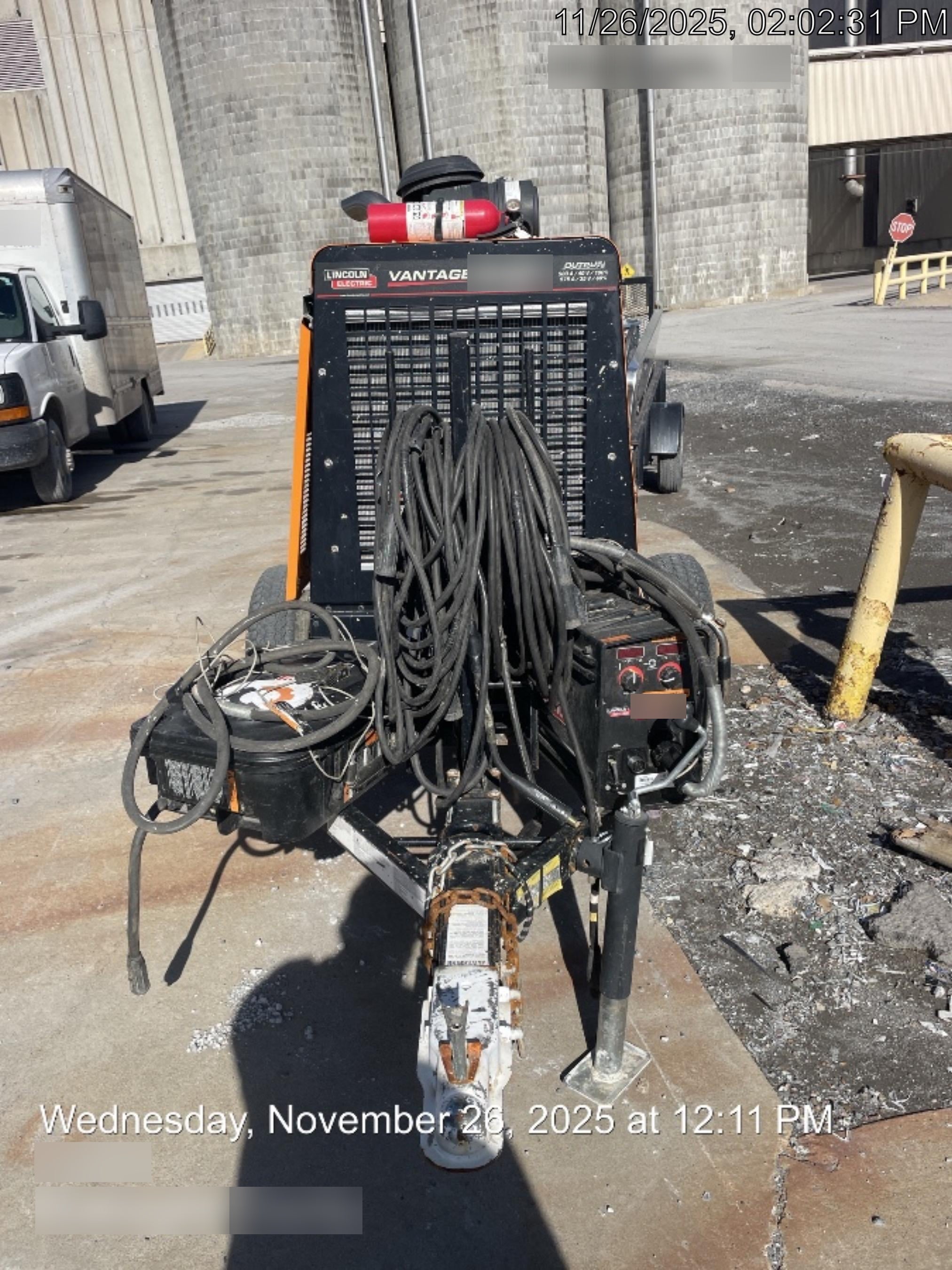 2022 Lincoln Electric Vantage 549X Crosslink Technology, Trailer Mounted, ES Decals, T3