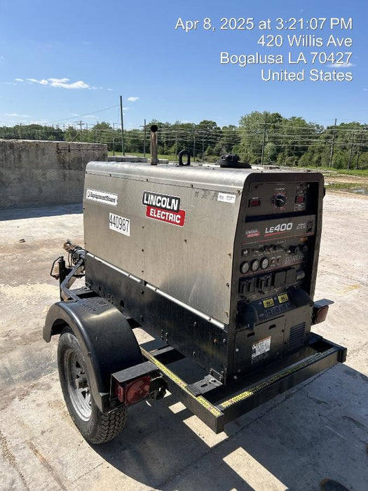 2024 Lincoln Electric LE400 Kubota V1505, Trlr, Cable Rack, Light Kit, ES Decals, T3