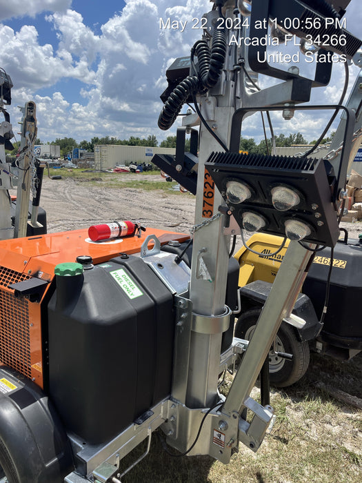 2023 Wanco WLTT-4MM4K Diesel, Deep Sea Controller, Shore Power Plug, Auto Start, (4) 350W LED Floodlights, 4kW Generator, 60 Gal Fuel Tank, 2" Ball, T3