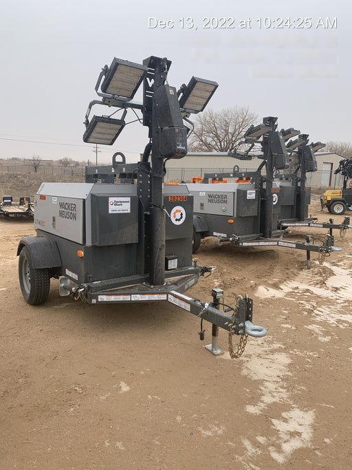 2022 Wacker Neuson LTW20Z1 Isuzu Dsl. Engine, 23' Mast, (4) 300W LED Lights, CWK, Programmable Dawn to Dusk, 360 Deg. Rotation, 57 Gal. Tank, Trailer Mounted