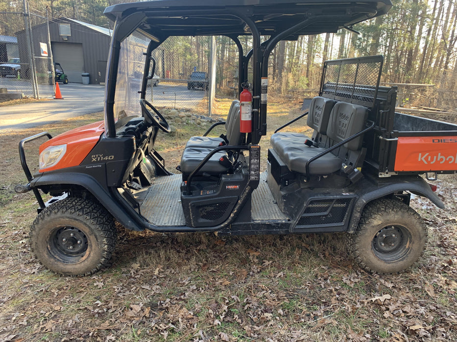 2022 Kubota RTV-X1140W-H Plastic Canopy, Windshield Acrylic Clear, LED Strobe Light, Wire Harness Kit, Back up Alarm