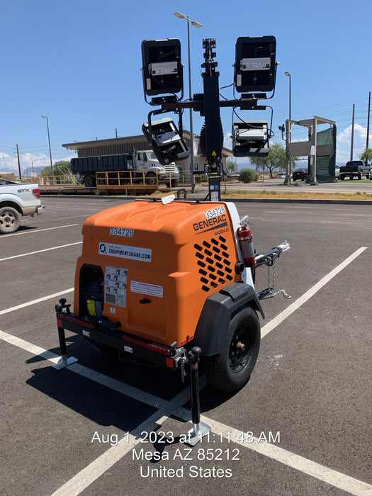 2023 Generac MLT2 Diesel, Flex Switch 120V Input, Powerzone Controller, (4) 320W LED Lights, 4kW Generator, 39.9 Gal Fuel Tank, 2" Ball, T3