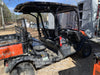 2021 Kubota RTV-X1140W-H Plastic Canopy, Windshield Acrylic Clear, LED Strobe Light, Wire Harness Kit, Back up Alarm