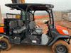 2022 Kubota RTV-X1140W-H Plastic Canopy, Windshield Acrylic Clear, LED Strobe Light, Wire Harness Kit, Back up Alarm