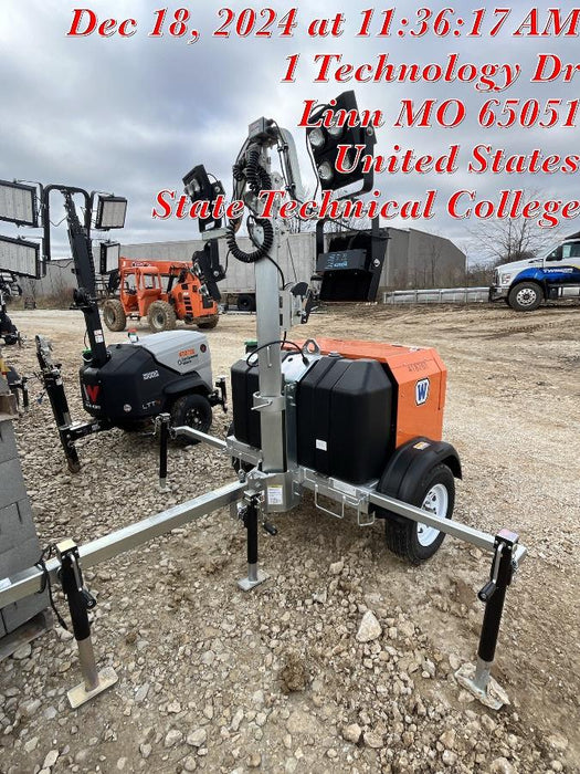 2024 Wanco WLTT-4MM4K Diesel, Deep Sea Controller, Shore Power Plug, Auto Start, (4) 350W LED Floodlights, 4kW Generator, 60 Gal Fuel Tank, 2" Ball, T3