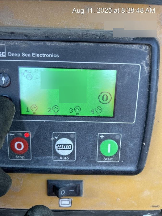 2021 Allmand NLV3GR (4) LED Light Fixture 350W, 23' Vertical Mast, 3kW Prime, Towable, Deep Sea L401, Leveling Jacks, Yanmar T4F 5.8hp