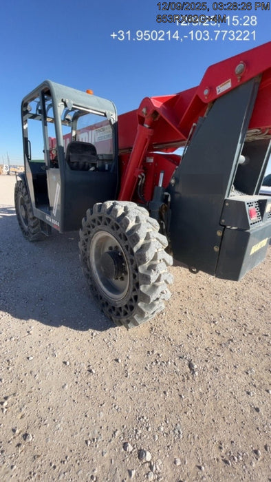2018 Manitou MTA8044 MTA 8044 - 74 HP T4, Canopy, Worklights/Strobe, Beacon, 66" Carriage, 48" Forks, Solid Tires, Lift Hook, Aux Hydraulics