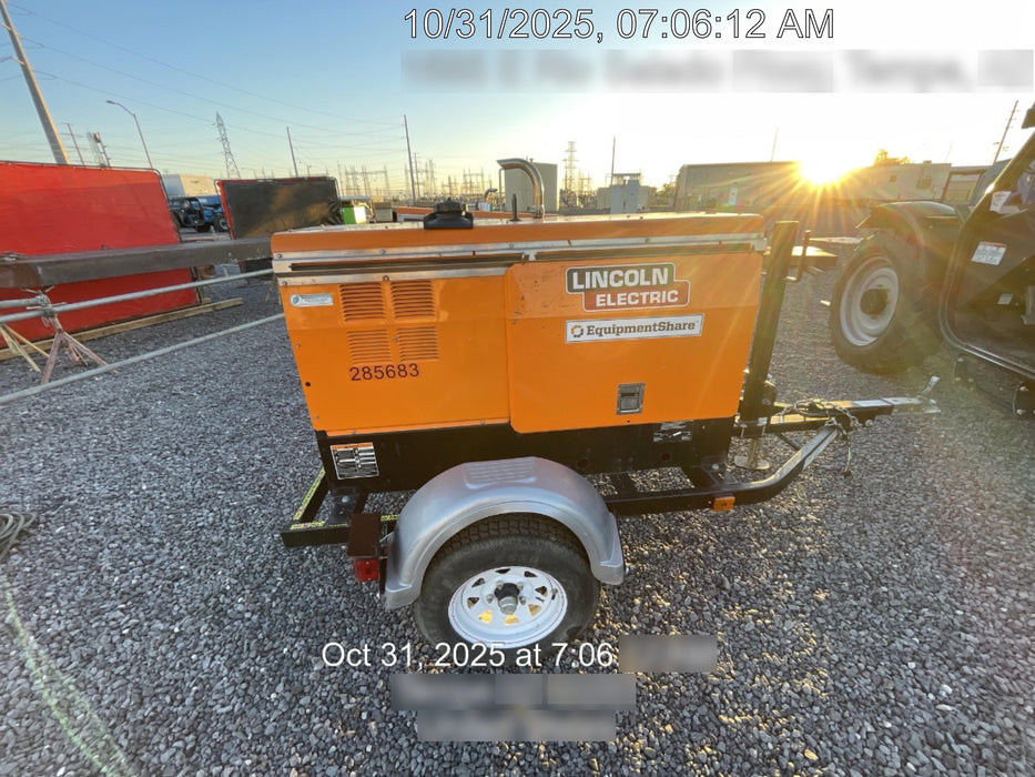 2022 Lincoln Electric LE400 Kubota V1505, Trlr, Cable Rack, Light Kit, ES Decals, T3