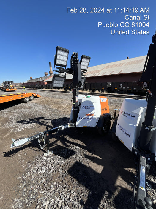 2023 Generac MLT2 Diesel, Flex Switch 120V Input, Powerzone Controller, 
(4) 320W LED Lights, 4kW Generator, 39.9 Gal Fuel Tank, 2" Ball, T3