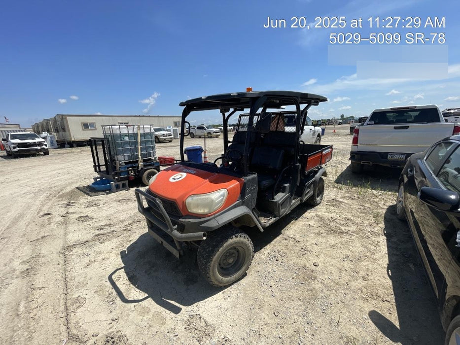 2022 Kubota RTV-X1140W-H Plastic Canopy, Windshield Acrylic Clear, LED Strobe Light, Wire Harness Kit, Back up Alarm