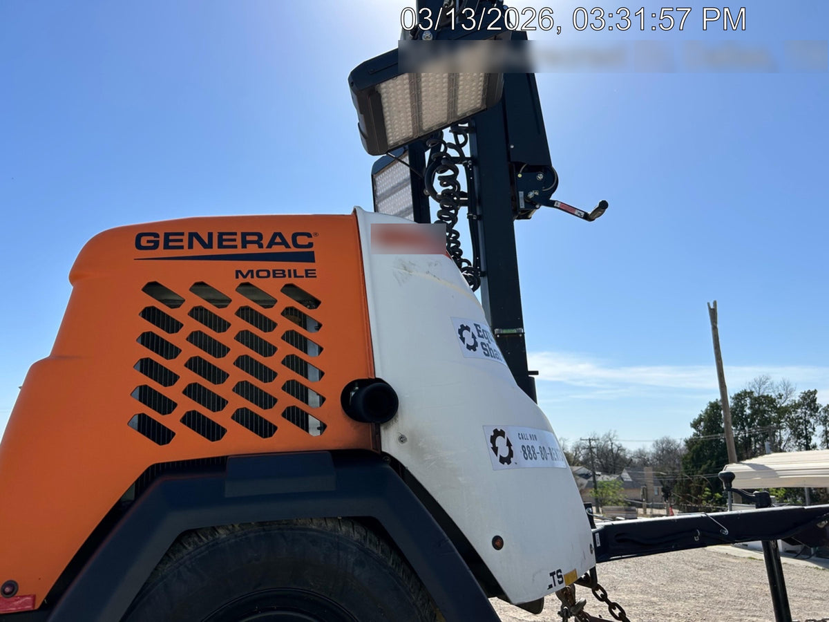 2024 Generac MLT2 Diesel, Flex Switch 120V Input, Powerzone Controller, 
(4) 320W LED Lights, 4kW Generator, 39.9 Gal Fuel Tank, 2" Ball, T3
