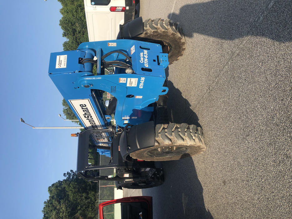2020 Genie GTH-636 Canopy, Solid Tires, Work Lights, Beacon, Aux Hydraulics, Back up Alarm