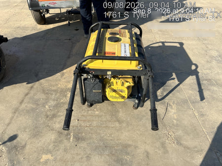 2023 Atlas Copco P6500W 5.5kW, AC390FD Gasoline Engine, Wheel & Handle Kit, (2) 120V Duplex 15A + (1) 120/240V 30A Twist Lock