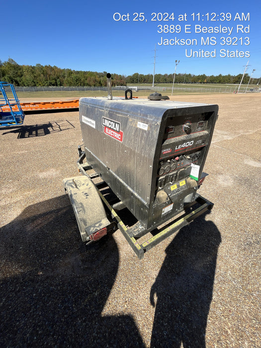 2024 Lincoln Electric LE400 Kubota V1505, Trlr, Cable Rack, Light Kit, ES Decals, T3