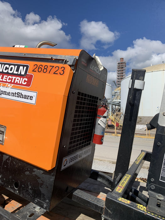 2022 Lincoln Electric LE400 Kubota V1505, Trlr, Cable Rack, Light Kit, ES Decals, T3