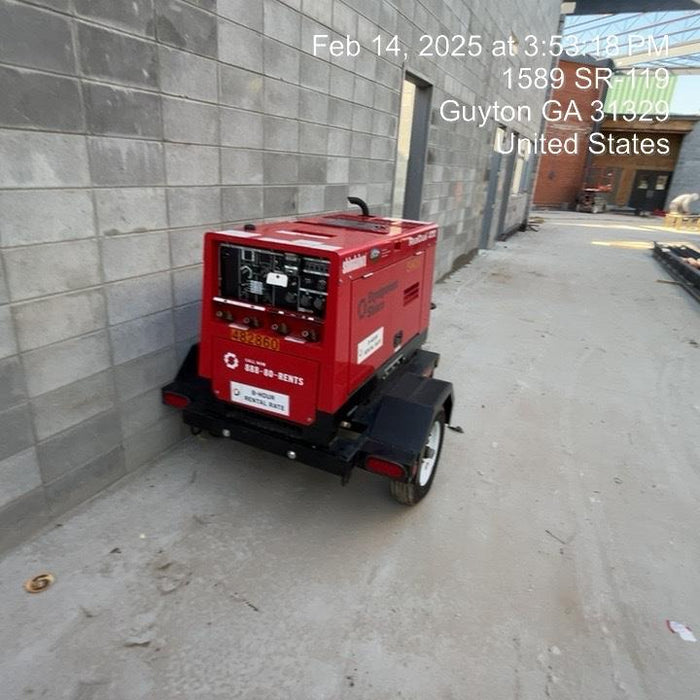 2024 Shindaiwa DGW400DML Kubota D902 Engine, 23 HP, Dual Op Welder, Wire, Arc, Droop Stick, Tig, and CC Stick Functionality, Simulphase, 3 Phase and 1 Phase Gen Output, Single Axle NB Trlr, Slr Trckl Chrg 12V 12W, Fire Ext, T3