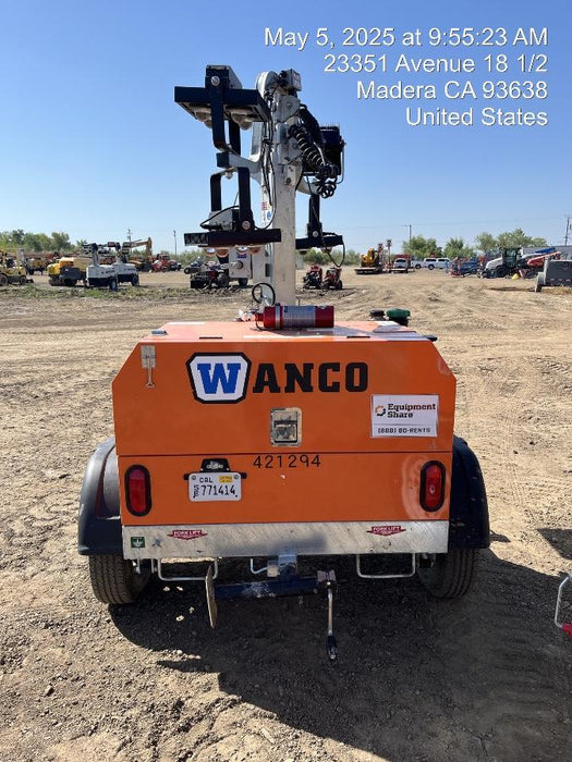 2024 Wanco WLTT-4MM4K Diesel, Deep Sea Controller, Shore Power Plug, Auto Start, (4) 350W LED Floodlights, 4kW Generator, 60 Gal Fuel Tank, 2" Ball, T3
