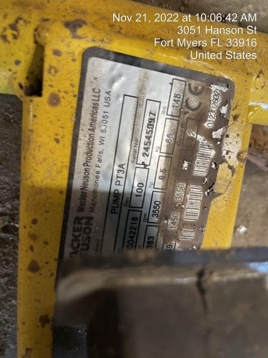 2022 WACKER NEUSON PT3A