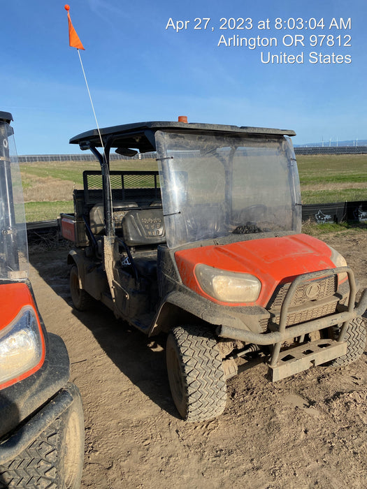 Kubota RTV-X1140W-H Plastic Canopy, Windshield Acrylic Clear, LED Strobe Light, Wire Harness Kit, Back up Alarm
