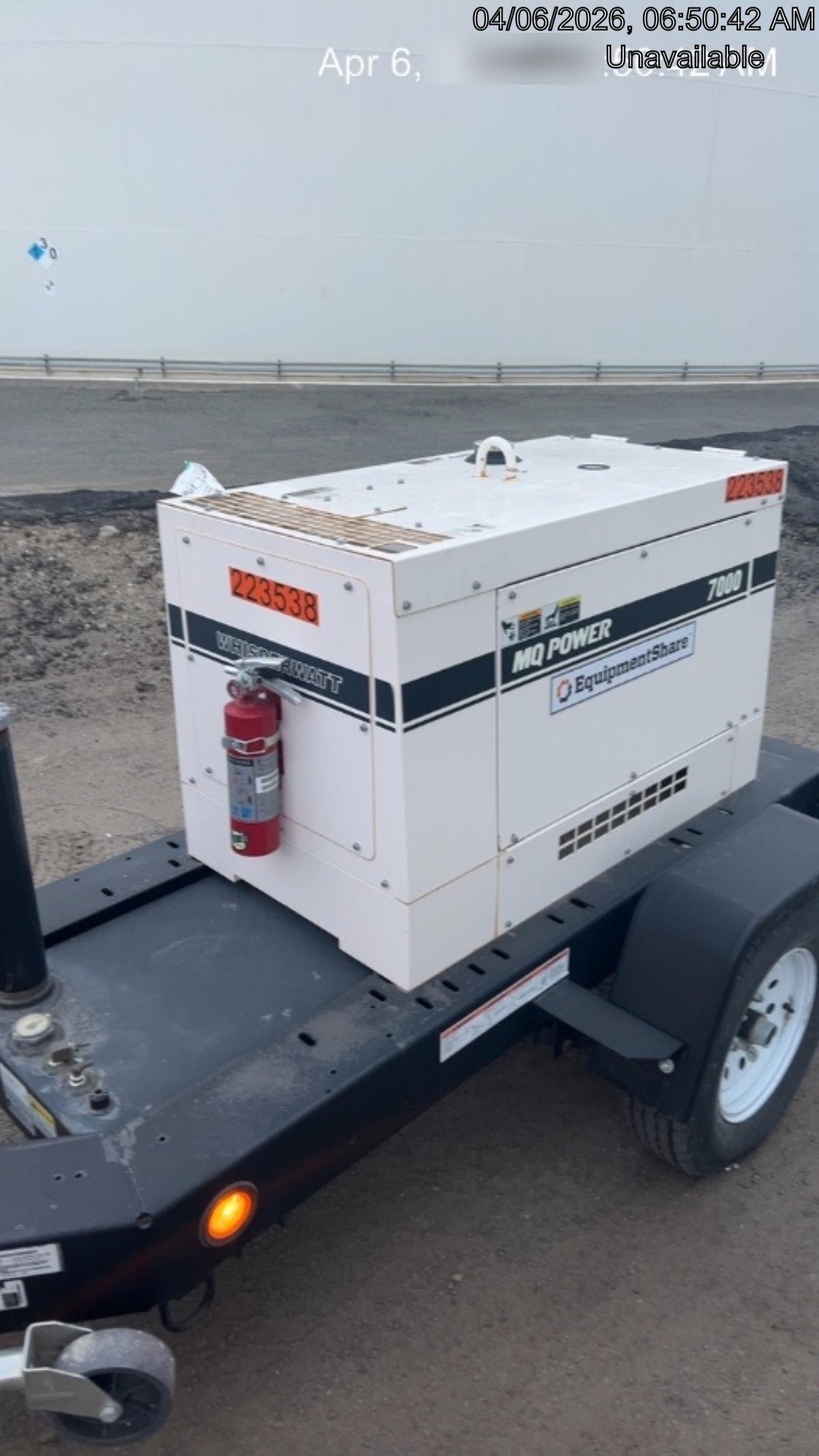 2022 Multiquip DA7000SSA3 Kubota Diesel, Trailer Mounted Package