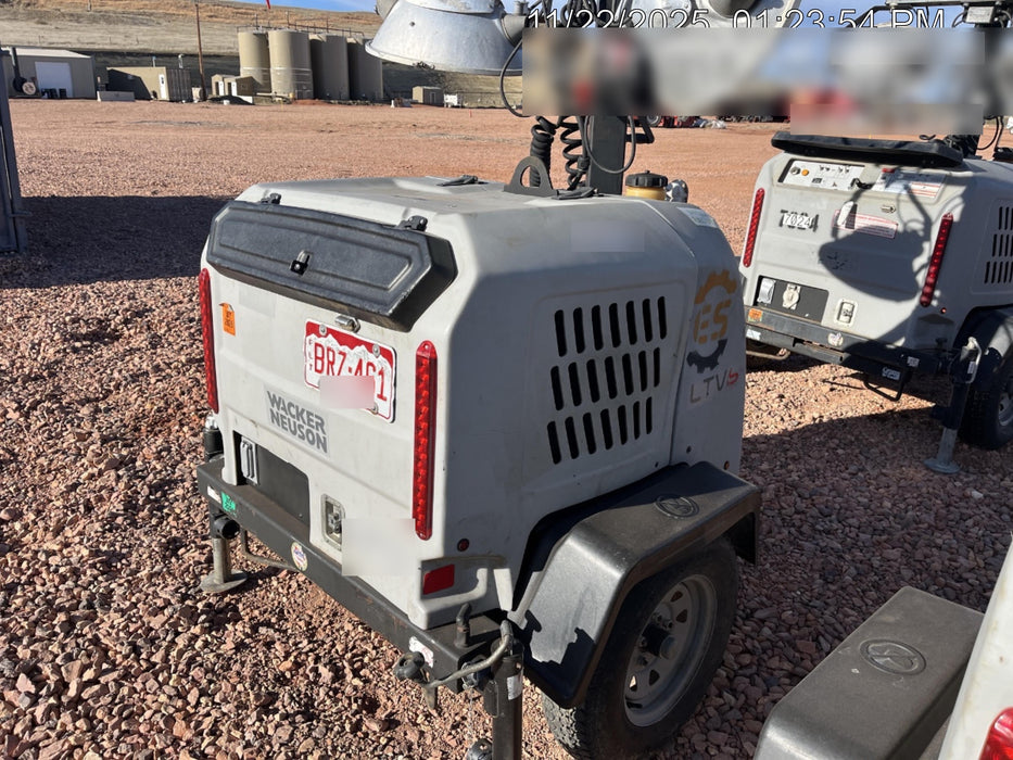 2018 Wacker Neuson LTV6L-MH Wacker Neuson LTV6L Mobile Light Tower w/Fuel Level Sensor Installed