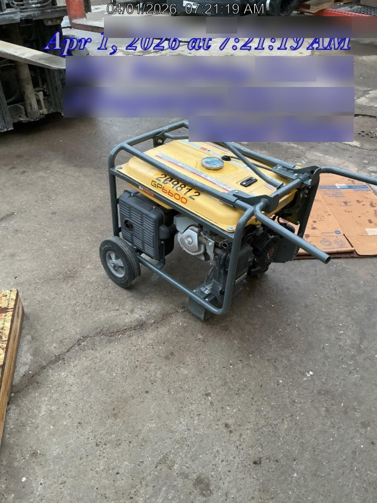2022 WACKER NEUSON GP6600A