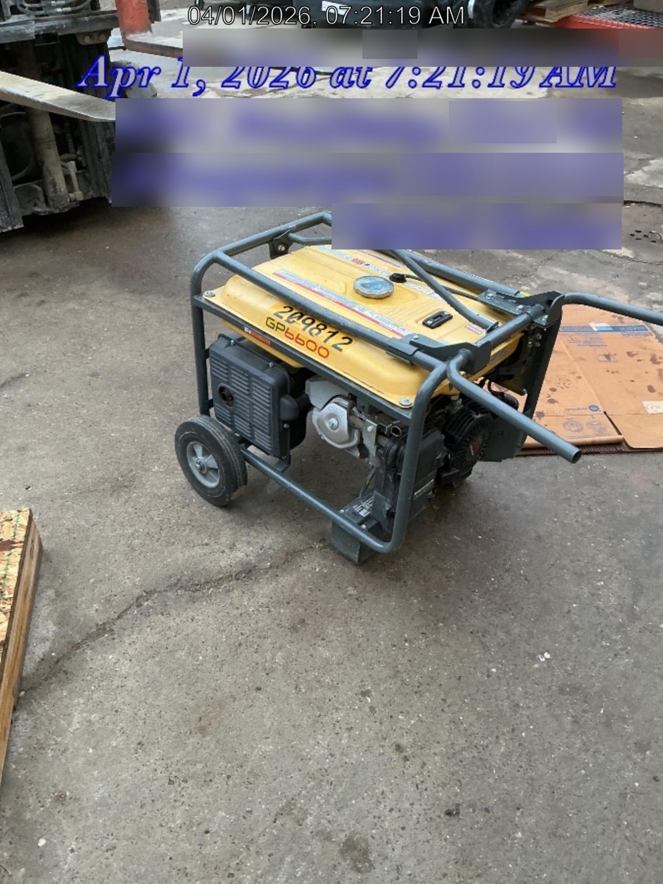 2022 WACKER NEUSON GP6600A