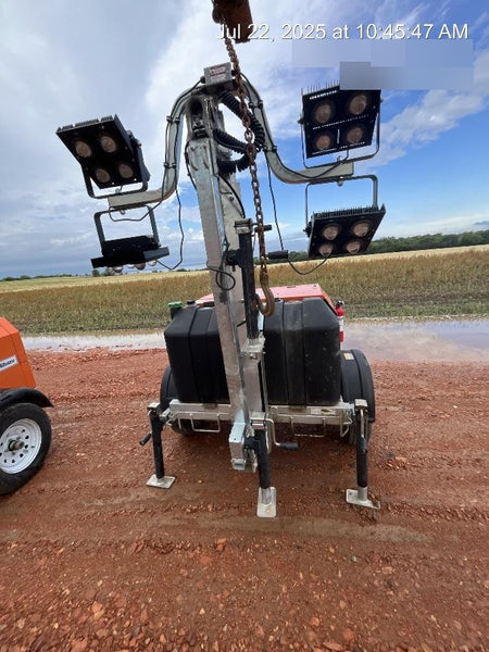 2024 Wanco WLTT-4MM4K Diesel, Deep Sea Controller, Shore Power Plug, Auto Start, (4) 350W LED Floodlights, 4kW Generator, 60 Gal Fuel Tank, 2" Ball, T3
