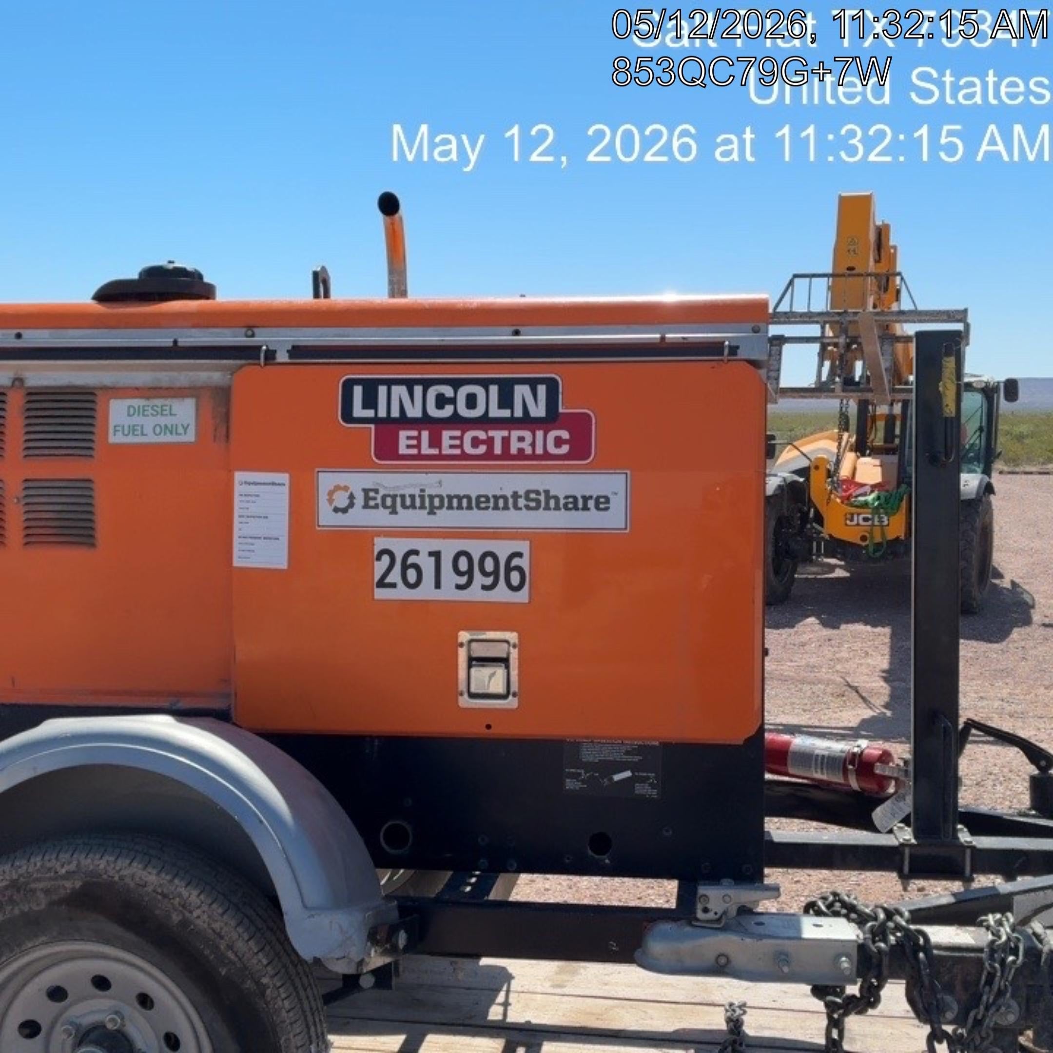 2022 Lincoln Electric LE400 Kubota V1505, Trlr, Cable Rack, Light Kit, ES Decals, T3