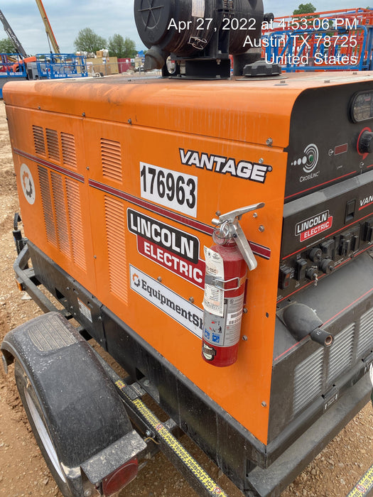 2021 Lincoln Electric Vantage 549X Ready Pak 3, ORANGE (includes trailer, cable rack, fender light kit)