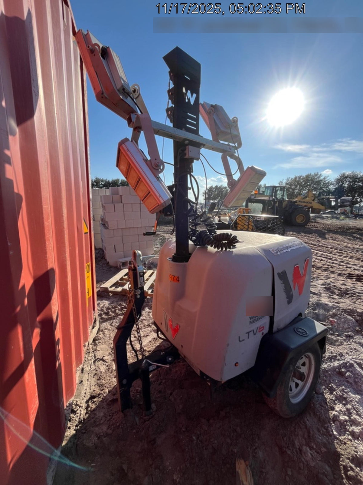 2019 Wacker Neuson LTV6K-LED Standard LED Towable Light Tower w/None