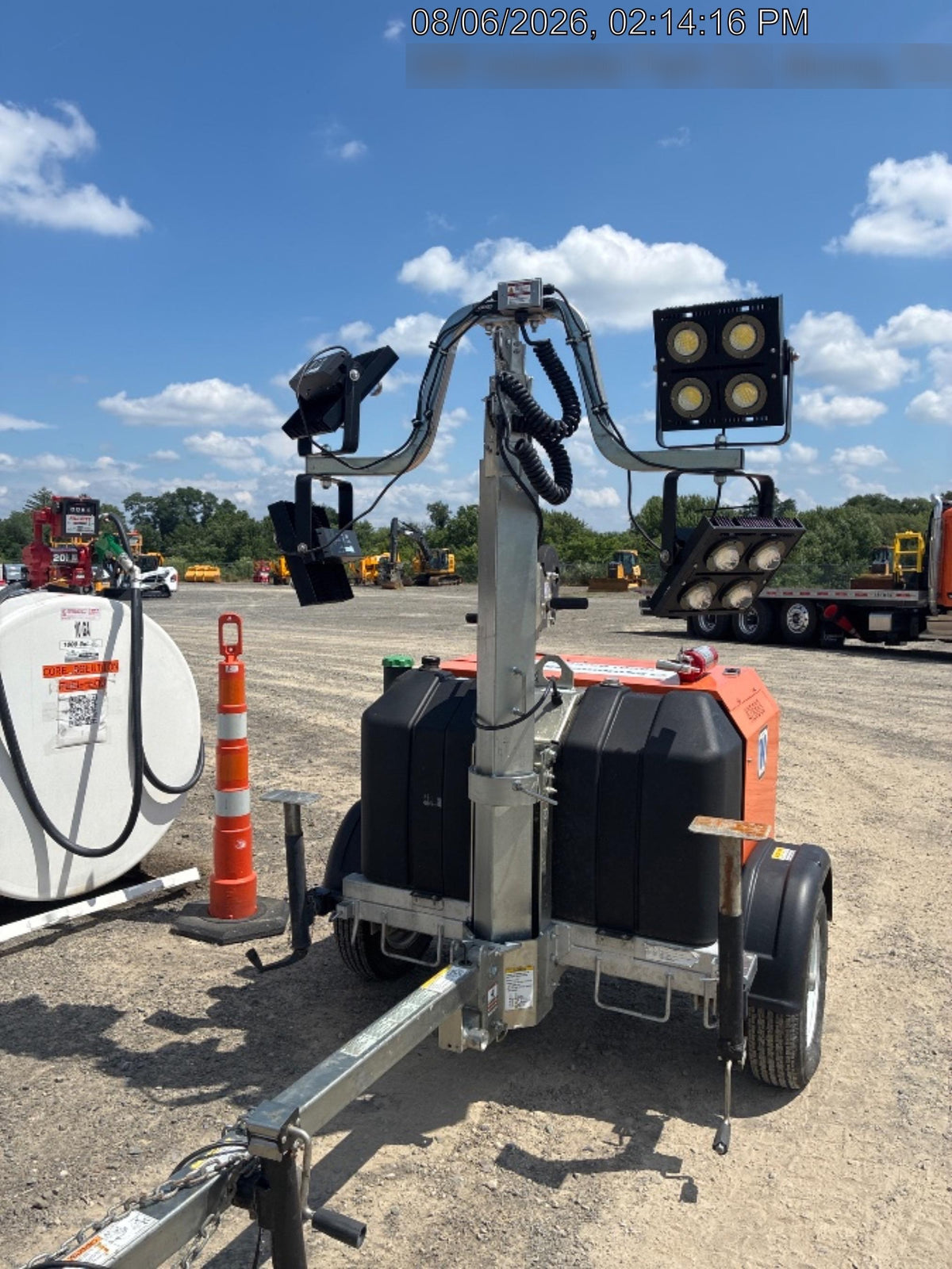 2024 Wanco WLTT-4MM4K Diesel, Deep Sea Controller, Shore Power Plug, Auto Start, (4) 350W LED Floodlights, 4kW Generator, 60 Gal Fuel Tank, 2" Ball, T3