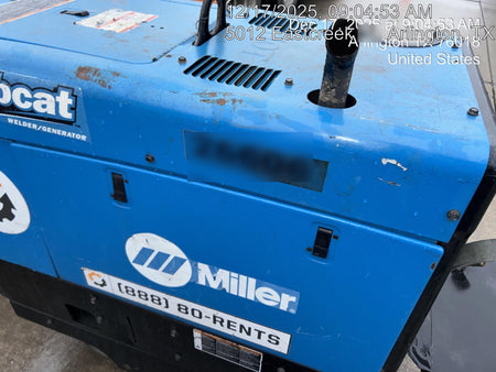 2019 Miller Electric BOBCAT 250 LP/Propane, Running Gear, Tank Bracket, Hose