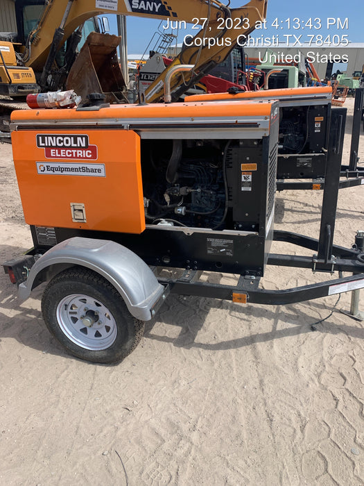 2022 Lincoln Electric LE400 Kubota V1505, Trlr, Cable Rack, Light Kit, ES Decals, T3