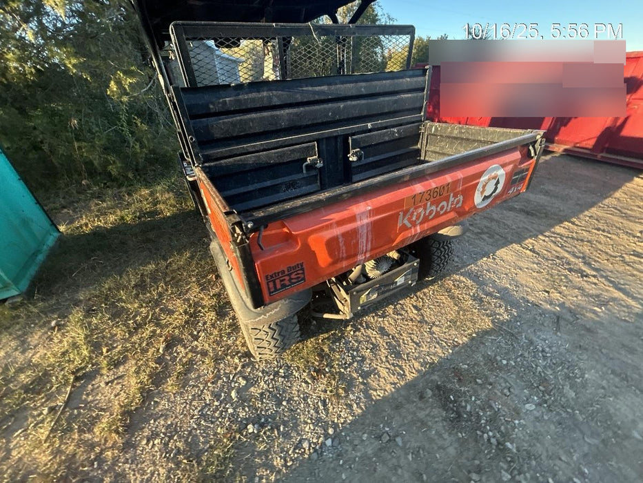 2021 Kubota RTV-X1140W-H Plastic Canopy, Windshield Acrylic Clear, LED Strobe Light, Wire Harness Kit, Back up Alarm