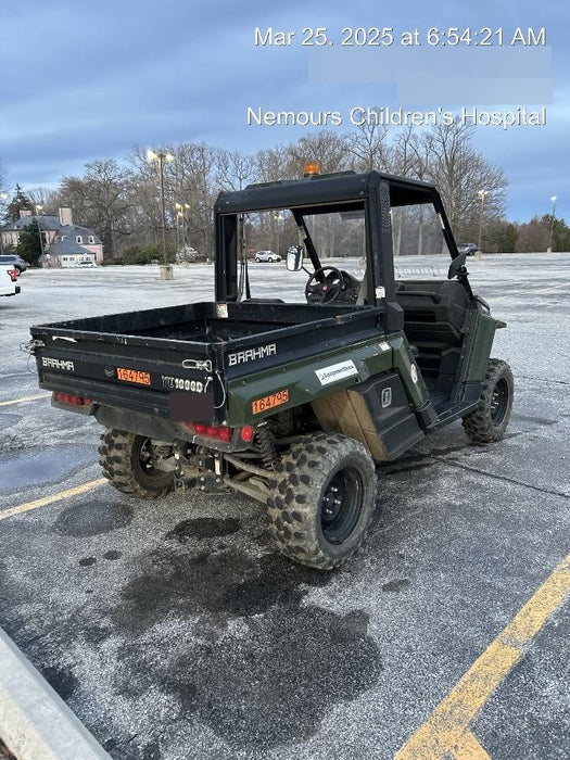 2021 Yanmar YU1000 Canopy, Steel Wheel, Poly WindShield, Beacon, Backup Alarm