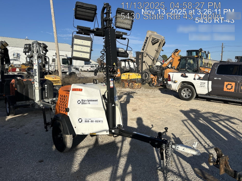 2023 Generac MLT2 Diesel, Flex Switch 120V Input, Powerzone Controller, (4) 320W LED Lights, 4kW Generator, 39.9 Gal Fuel Tank, 2" Ball, T3