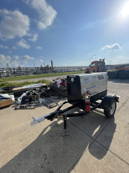 2018 Lincoln Electric Vantage 322 Lincoln Vantage 322 Welder Ready Pak 3 - Vantage 322, Trailer, Fender and light kit, Cable rack