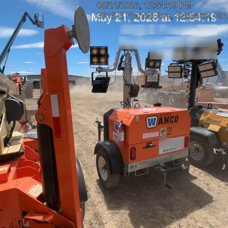 2024 Wanco WLTT-4MM4K Diesel, Deep Sea Controller, Shore Power Plug, Auto Start, (4) 350W LED Floodlights, 4kW Generator, 60 Gal Fuel Tank, 2" Ball, T3
