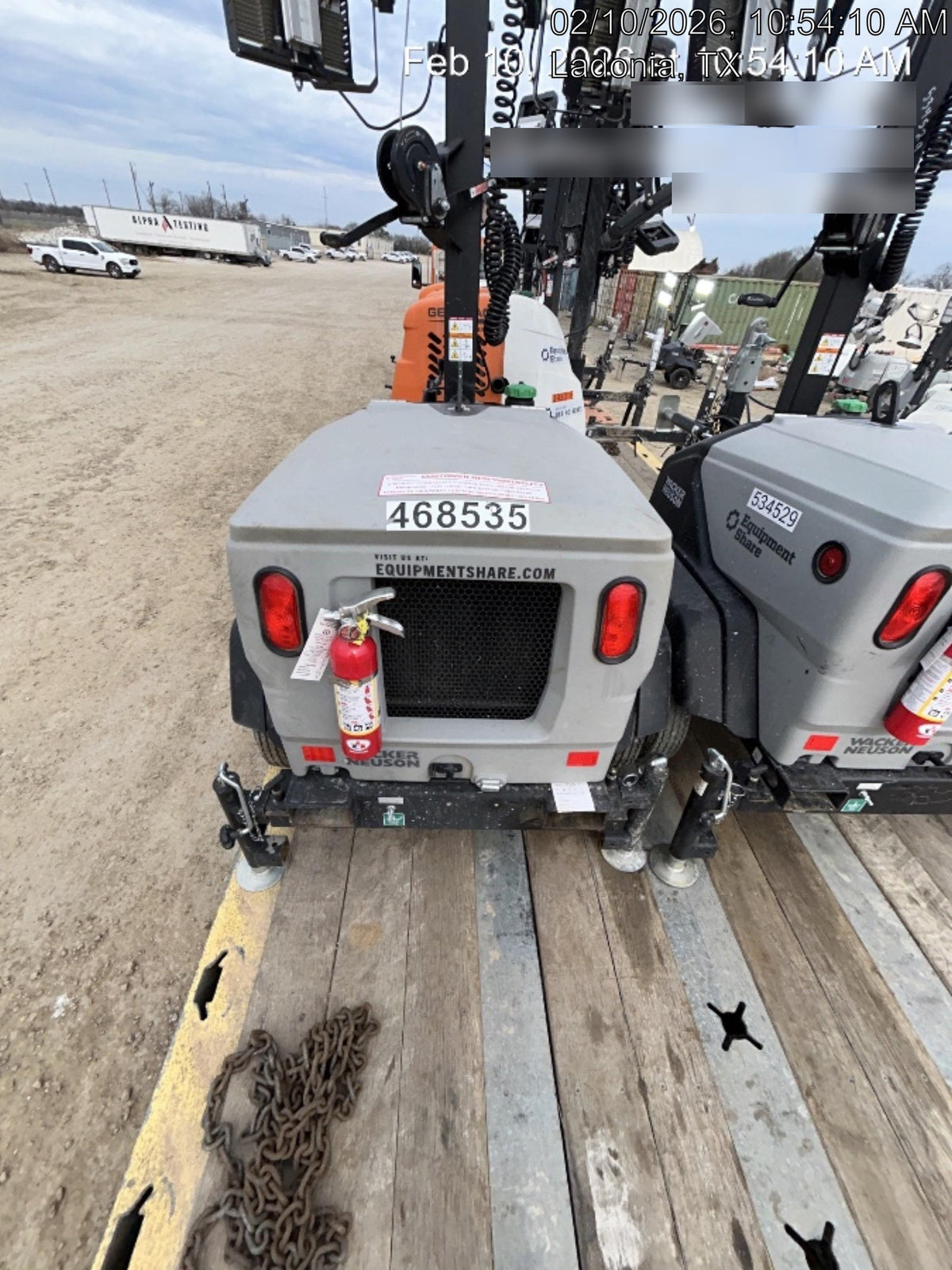 2024 Wacker Neuson LTT4 Diesel, Kohler KDW702, Deep Sea Controller, Auto Start, LED 320W, Bypass Outlet, T3